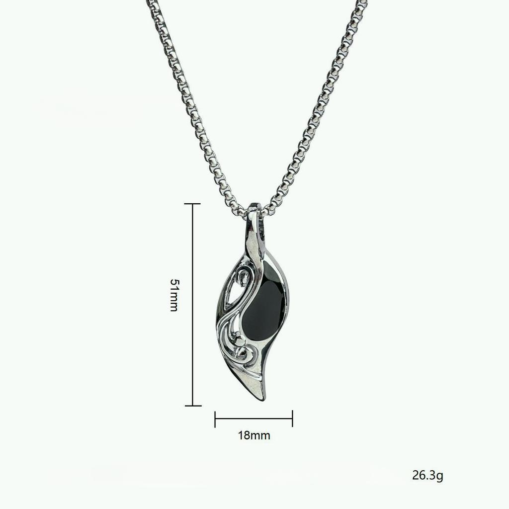 Retro Viking Jewelry Necklace Personality Creative Geometric Punk Style Stainless Steel Necklace