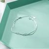Korean Fashion Elegant Three-layer Snake Bone Bracelet for Women Girls Small Fresh Simple Literary Jewelry Charm Bracelets Gifts