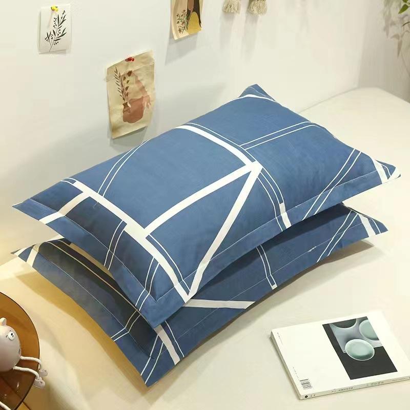 48X74Cm Printed Pillow Case Bed Pillowcases Standard Pillow Cover for Bedding Bedroom (No Filler)