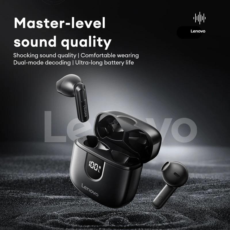 Originální sluchátka Lenovo EA120 Bluetooth 5.4 Sportovní sluchátka s redukcí hluku Herní sluchátka s dotykovým ovládáním Sluchátka s mikrofonem NOVINKA