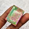 Opal Loose Gemstone Multi- Color Monarch Doublet 132 ct Emerald Cut Flawless for Jewelry Designs