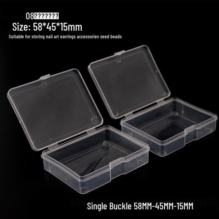 Nail Art & Jewelry Storage Box: 10 or 24 Small Grids for Drills & Ornaments