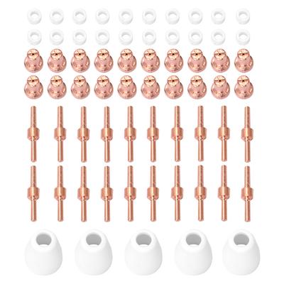 Punte della torcia al plasma PT31 Ugello dell'elettrodo 65PCS Pezzi di ricambio della macchina per taglio al plasma Torcia 40A Taglio