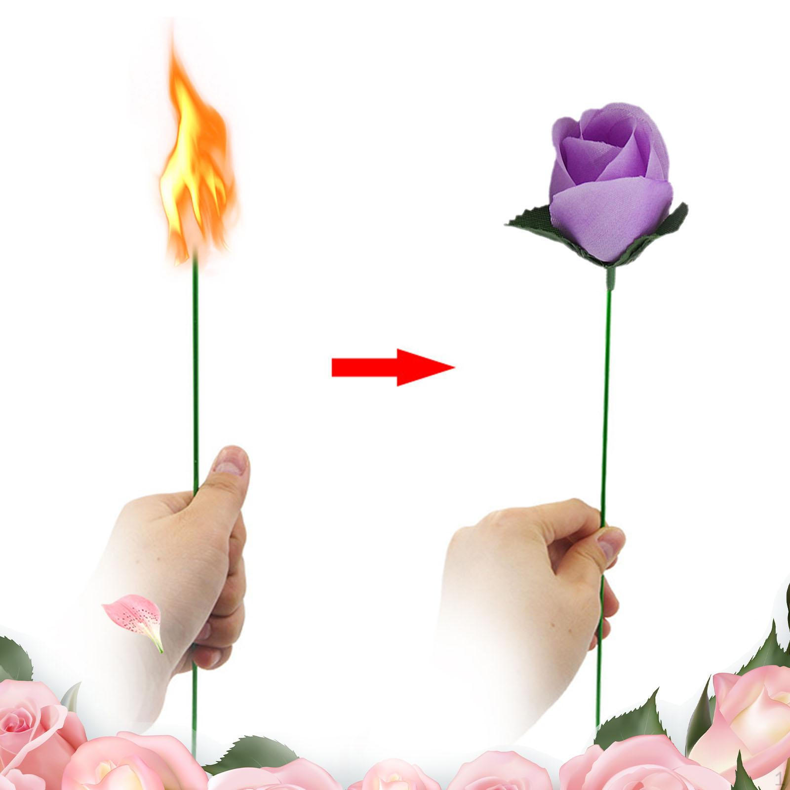 

Реквизит Trick Flower Torch to Rose для взрослых Романтическая уникальная сценическая уличная вечеринка для фиолетовый