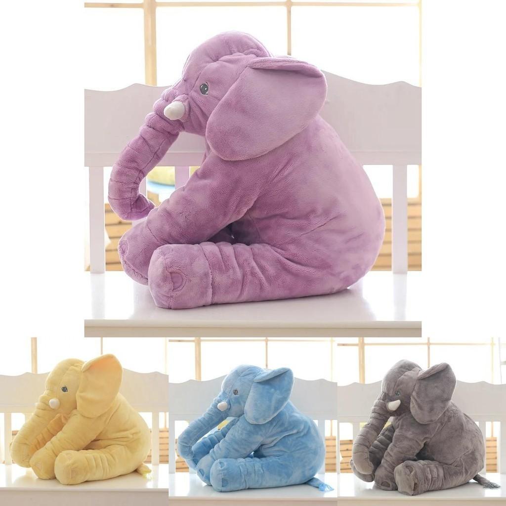 Adorable Baby Soft Plush Long Nose Elephant Sleep Pillow For Kids And Newborns