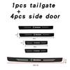 BATA7 Car Door Sill Protective Sticker Carbon Fiber Leather Threshold Strips for Skoda Fabia Superb Octavia Rapid Mk3 A4 A6 A7 2 3 A5