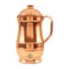 Měděný džbán na vodu, tradiční design, ájurvédské zdravotní přínosy, nerezavějící, elegantní domácí dekorace, 1,4 litru