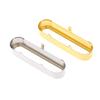 1 Stück Messing-Abdeckung für St Single-Coil Tonabnehmerabdeckung/Deckel/Gehäuse Oben Offen Gitarrenteile 72x20mm Gold/Silber