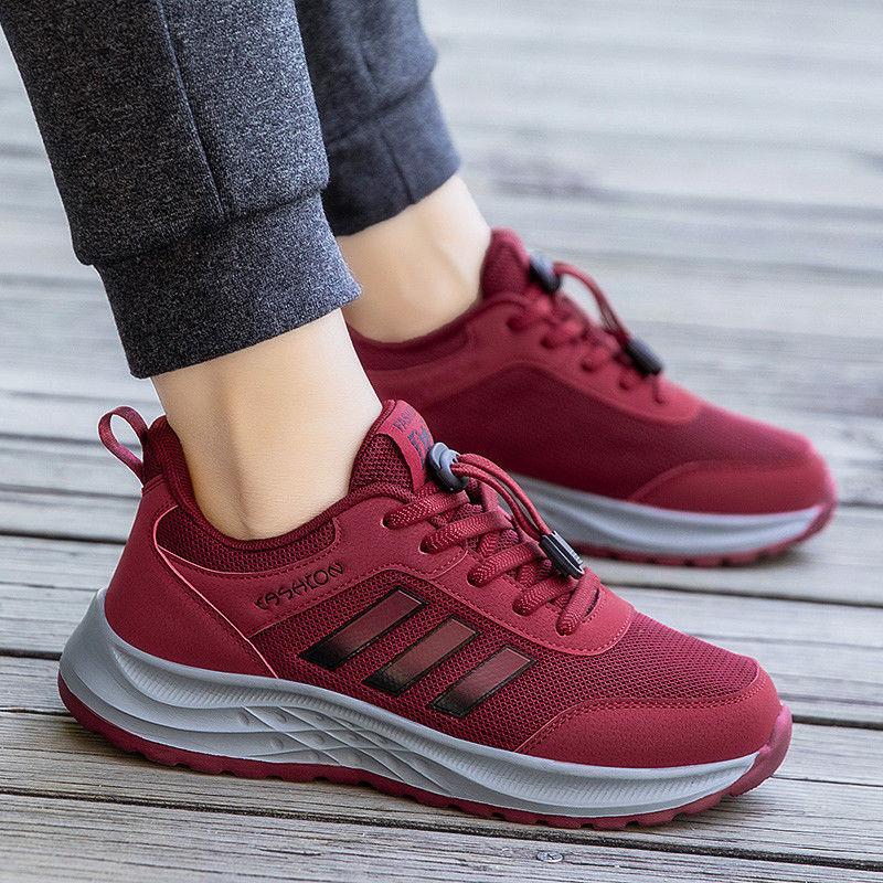 Women's shoes spring and autumn new soft sole dad shoes breathable and non-slip sports middle-aged and elderly walking mom casual shoes