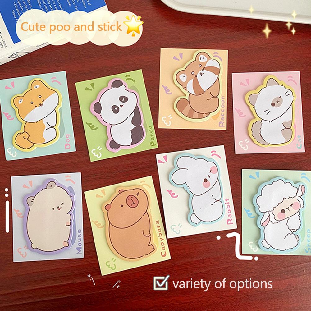 Drăguț animal sticky notes drăguț desene animate Memo Pad Ins Kawaii papetărie postat tabs its Memo mesaj hârtie rechizite școlare