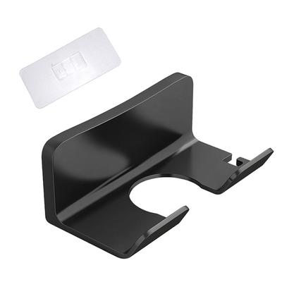 Porta-asciugacapelli anti-crepa, grande capacità, mantiene pulito, antitraccia, forte adesività, supporto per piastra, forniture per il bagno