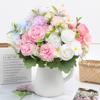Silk Cloth Simulated Peony Flower Mother's Day Gifts Wedding Fake Flower Bridal Bouquet  Home Decor