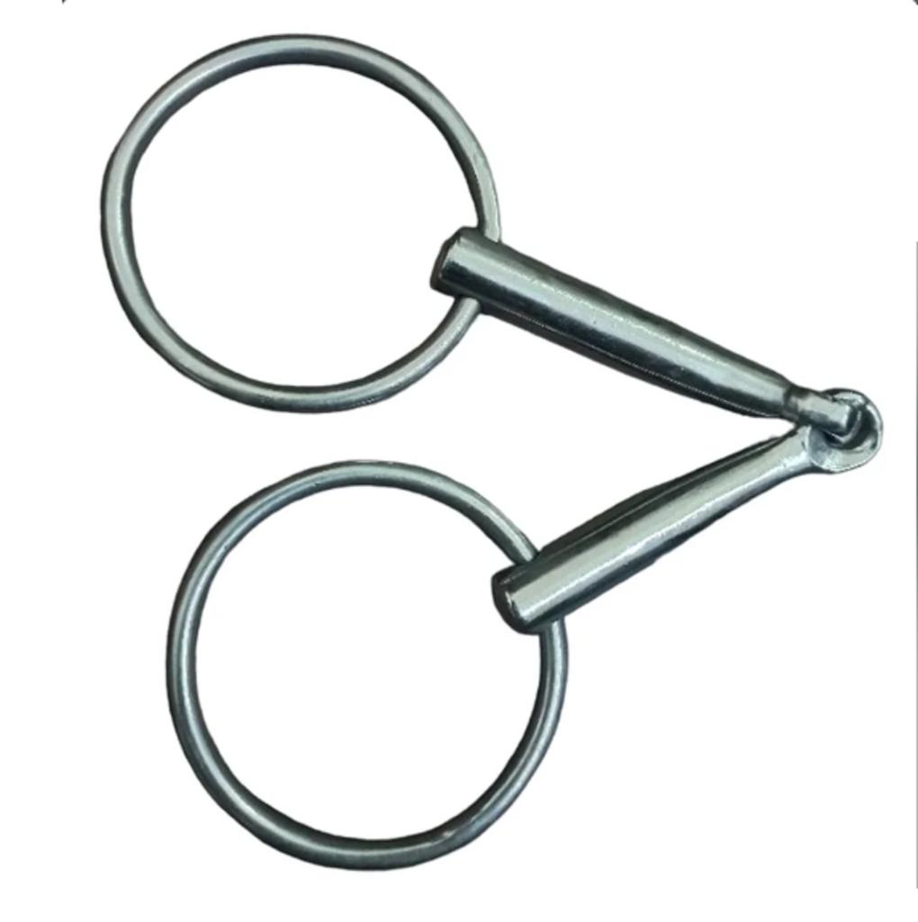 @ Stainless Steel Silver Color Snaffle For Horse Ring 220Gm UKR779_60%OFF