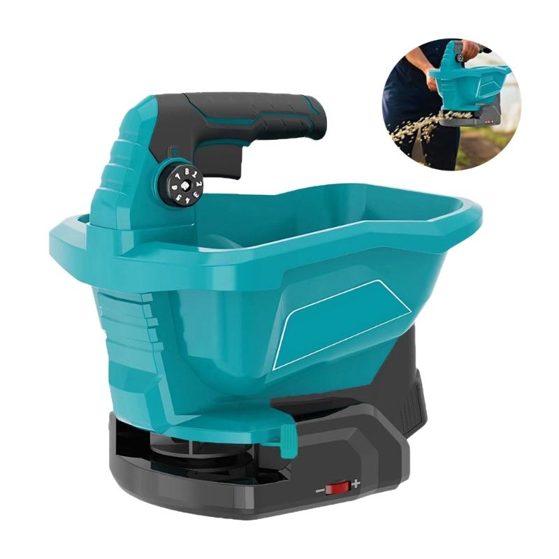 Electric Spreaders for Lawn and Garden 4L Large Capacity 8 Precisions Setting 6 Spreading Angles