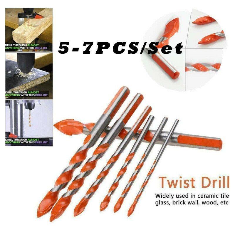 Superior 5/7 Pcs Ceramic Wall Glass Drill Bits Set For Precision Hole Making