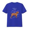 Staffordshire Terrier T Shirt Funny Dog Lover Cute English Staffy Brown Fawn Pet Mom Dad Anatomy Print Vintage Washed Homme