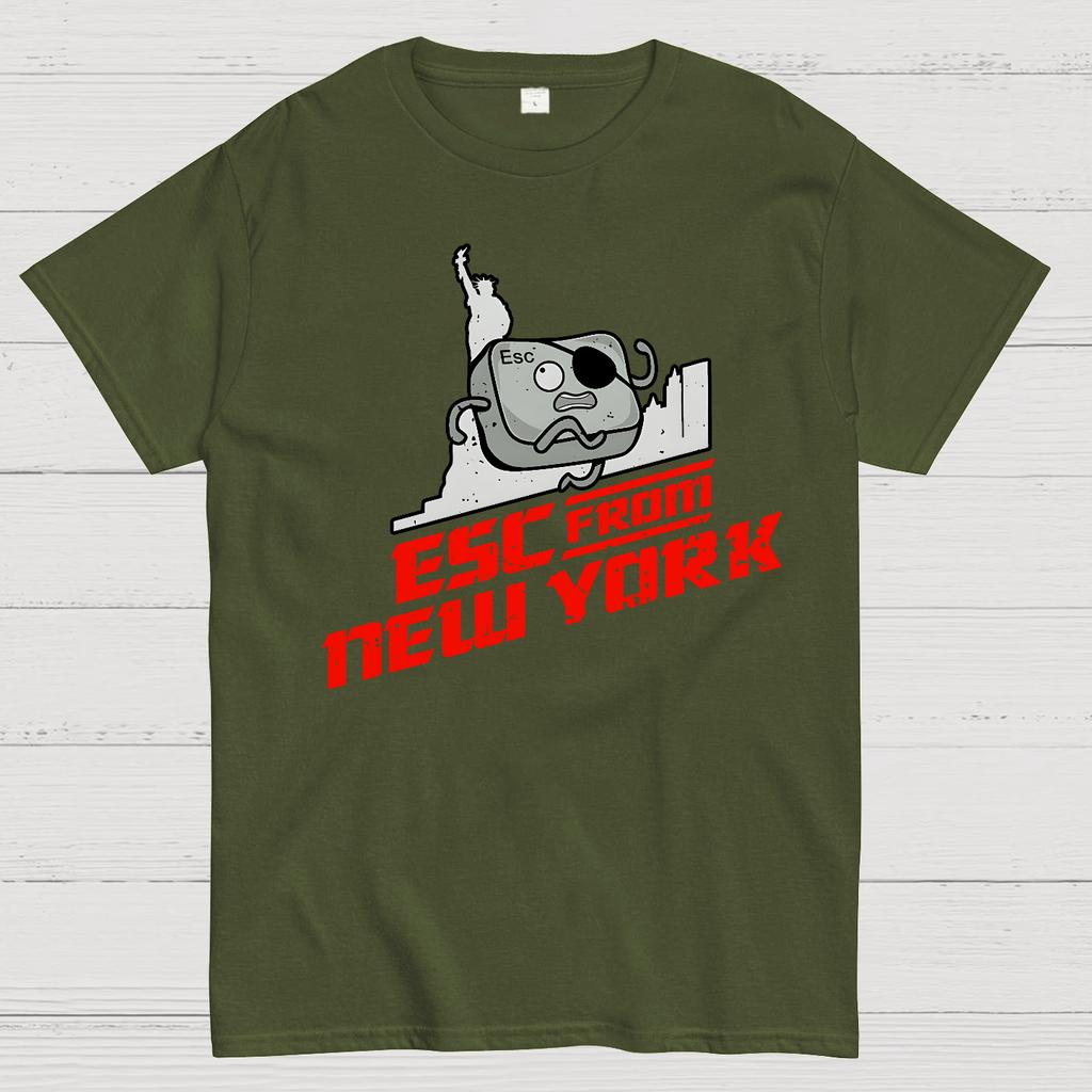 Esc from New York Unisex 100% Cotton Summer Casual Cool Loose T-Shirt