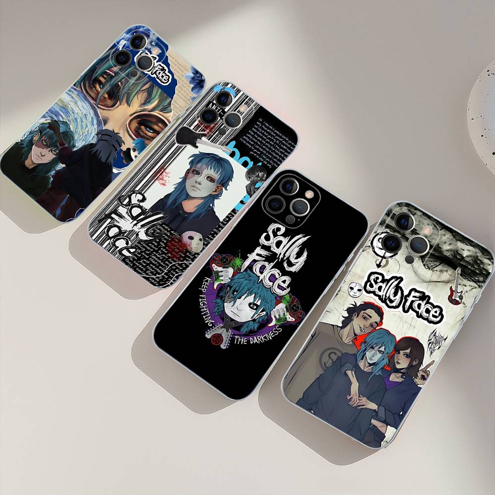 Horror S-Sally F-Face Suspense Game Phone Case For IPhone 17 16 15 14 13 12 11 Pro Max Plus Soft Cover Personalized DIY