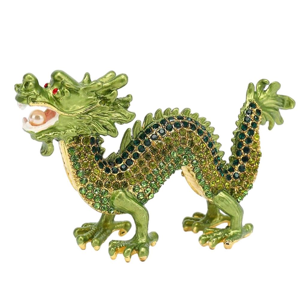 Tierische Skulptur Fengshui Sammlerstücke Handwerk Heimdekorativ Niedliche Drachenstatue für Schreibtisch Frühlingsfeste Regal Heim Büro