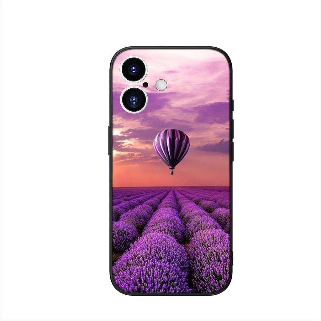 Rose Purple Lotus flower Peony Phone Cover Case for Apple iPhone 16 15 14 Plus 13 12 Mini 17 Pro Max + 16E Air 16+ ProMax Casing