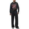 Jordan Felpa Crop Digitale con Cappuccio e Maniche Lunghe da Donna Nera HJ0146045