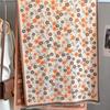 Flower Winter Cashmere Shawl Lightweight Floral Print Scarf Fashion Plaid Knitted Scarf  Unisex