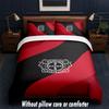 Bayer Leverkusen Football Design Bed Bedding Set 1 Duvet Cover + 2 Pillowcases Soft Breathable Household Bed Linens