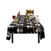 Nappe En Plastique Pirate Jolly Roger 130 X 180 Cm - Noir
