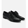 Spring New Men's Pointed Leather Shoes, Trendy Two-end Business Dress Breathable Leather Shoes Wedding Shoes