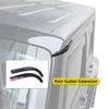 Car Door Roof Seal Strips Leak Seal Kit Water Rain Gutter Extension for Jeep Wrangler JK 2007-2018 Car Protection Accessories