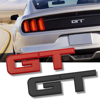 1 x emblema GT, pegatina trasera para coche, insignia trasera para Mustang (18*5cm)