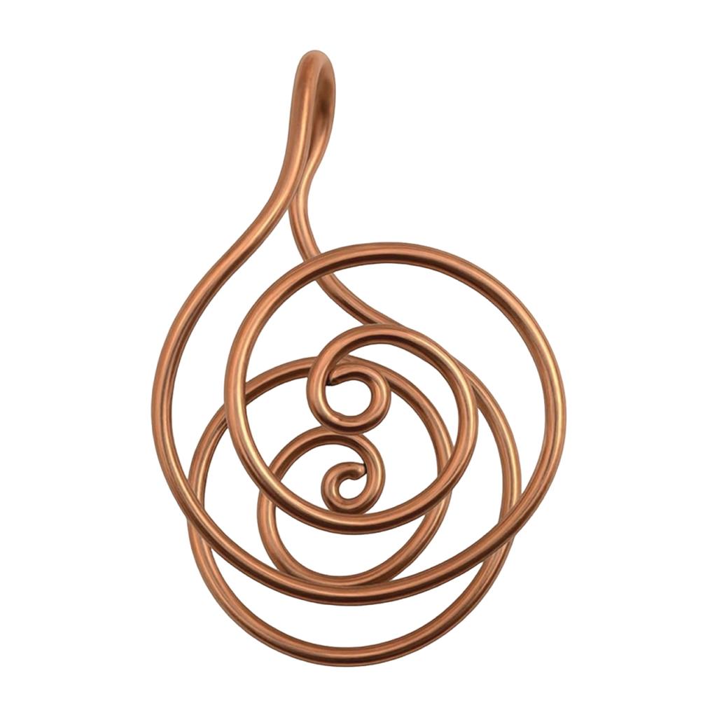 Energy Spiral Hand Rings  Handmade Copper Rings With Gemstones, Meaningful Christmas Gift, Mother’s Day Present Or Jewelry Gift For Women