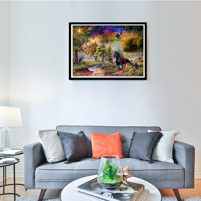 DIY Pferd 5D Diamant Malerei volle Runde Bohrer Mosaik Tier Diamant Stickerei Kreuzstich Home Decor Weihnachtsgeschenk