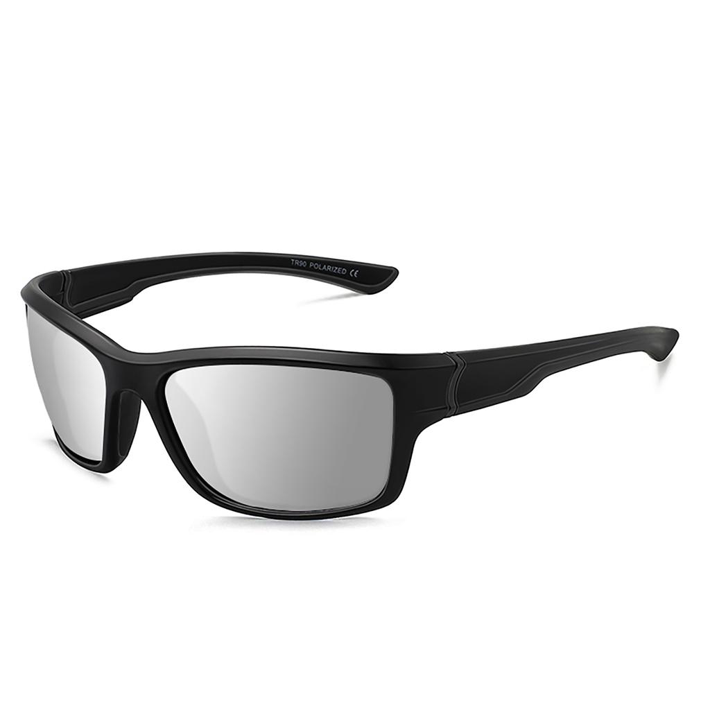 Maxjuli Sports Sunglasses Men Travel Outdoor Cycling Running Black Frame Male Sun Glasses Uv400  With Case Mj8014