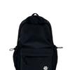 Schoolbag American alphabet flower embroidery cold gray tone backpack college student morning eight class multi-scene adaptation travel schoolbag