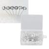 50 Pcs Rhinestones Pin Exquisite Elegant Corsage Boutonniere Pins for Wedding Bouquet Art Design