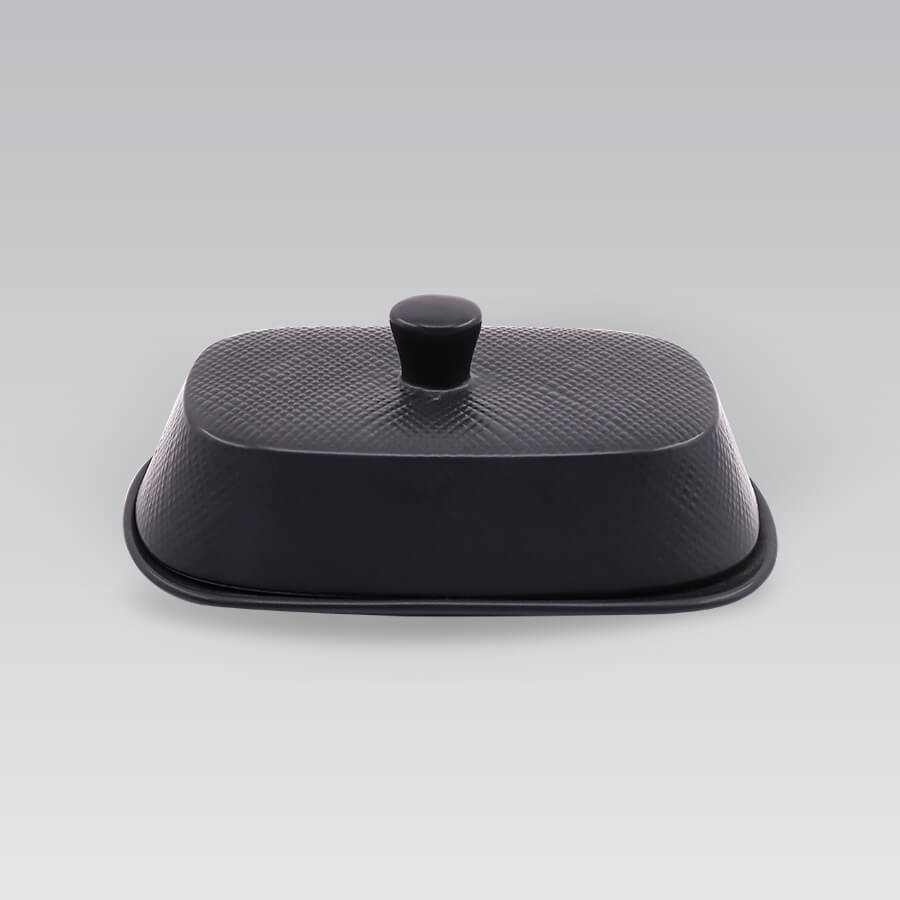 Ceramic Butter Dish MAESTRO BLACK MR-20001-45