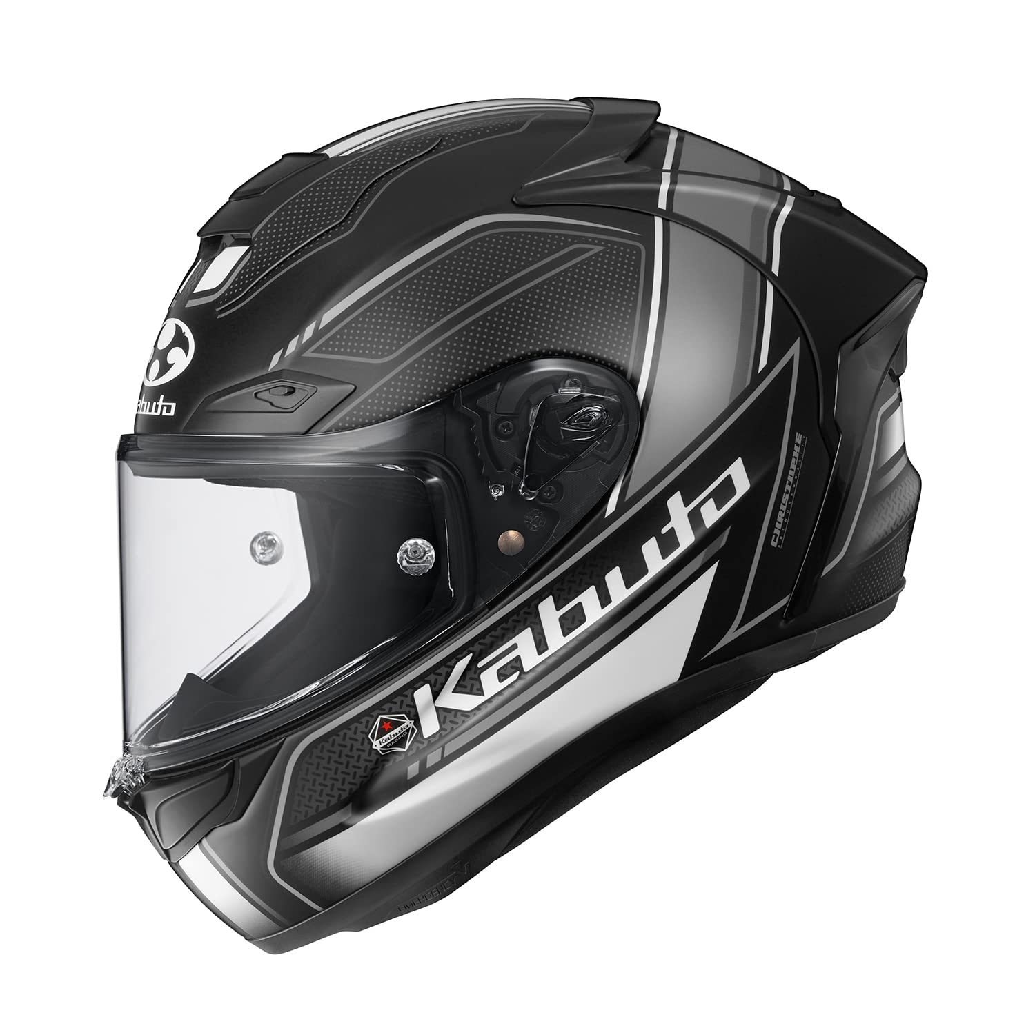 

OGK KABUTO Motorcycle Helmet Full Face F17 FORTE Flat Black Gray (Size L)