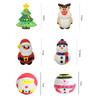 Doll Santa Claus Reindeer Christmas Gift Anti Stress Reliever Toy Flexible Kawaii Christmas Santa Antistress Squeeze Toy