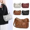 Women's Bag Retro Large Capacity Shoulder Bag Multi-Layer Crossbody Bag Soft Leather Mother Bag