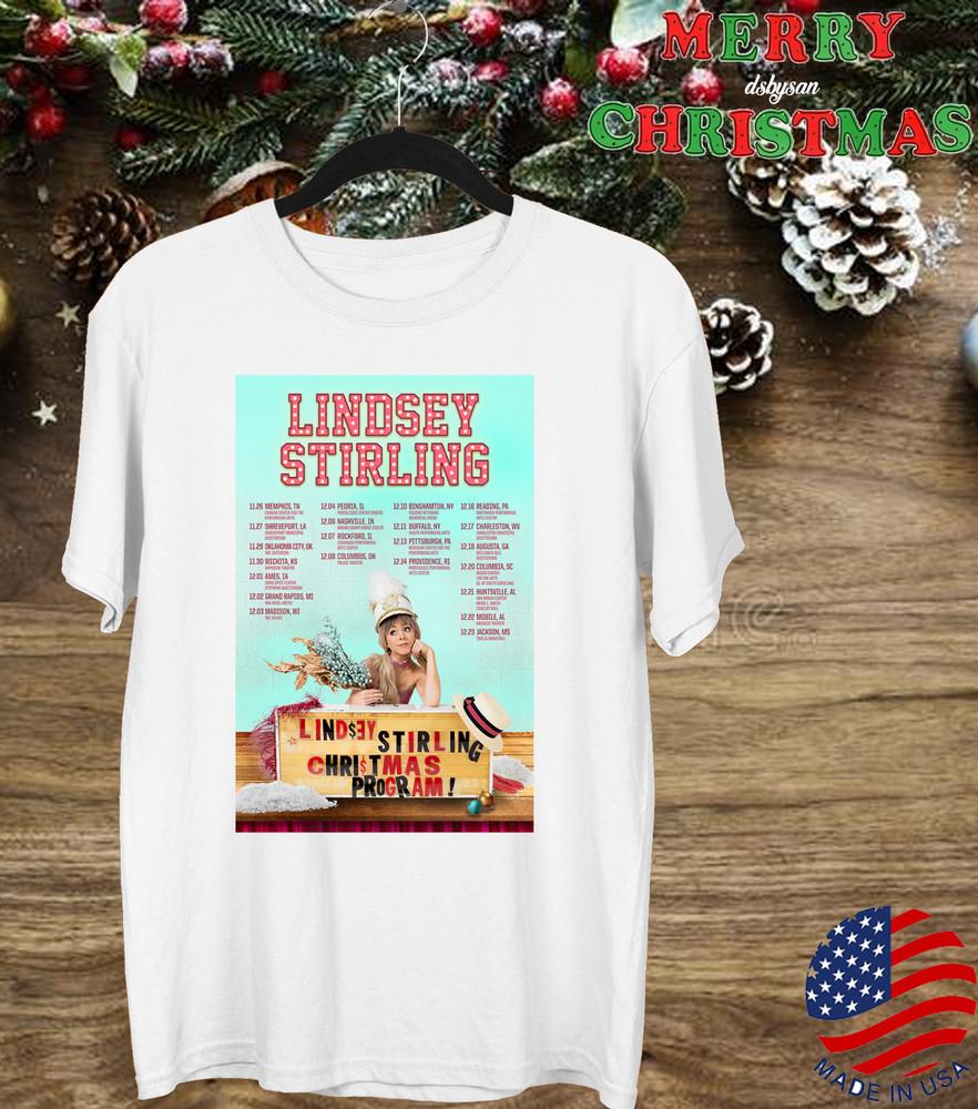 

Lindsey Stirling HOT NEW poster white T-shirt Unisex CHRISTMAS SHIRT 1F2480 Unisex T-Shirt XXXL