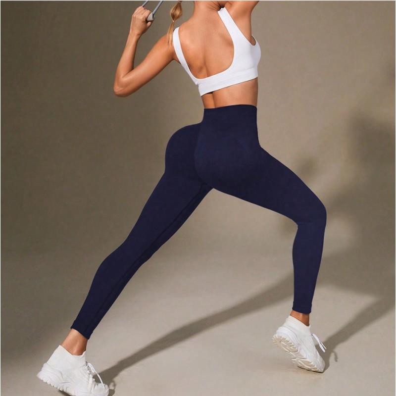 High Waist Compression Leggings Women - Quick Dry Stretch Yoga Pants Running Tight Fit Workout Bottoms