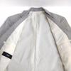 Hugo Boss Seidenmischung Maßgeschneiderte Jacke Herren S-M Grau(GEBRAUCHT)