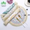 Bohemian Woven Cotton Tassel Placemat & Heat-Resistant Pad