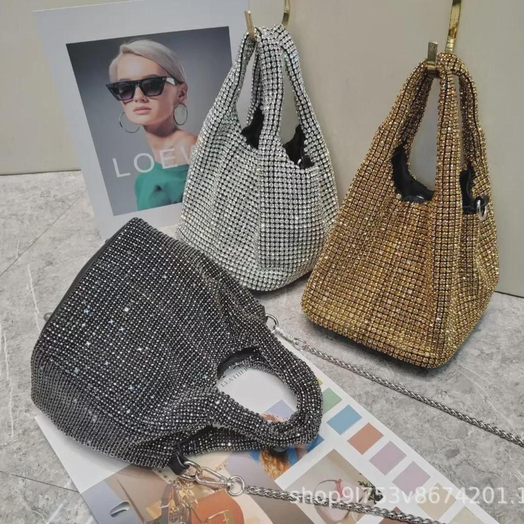 Women's High-End Diamond Clutch Handbag: Elegant Evening Accessory