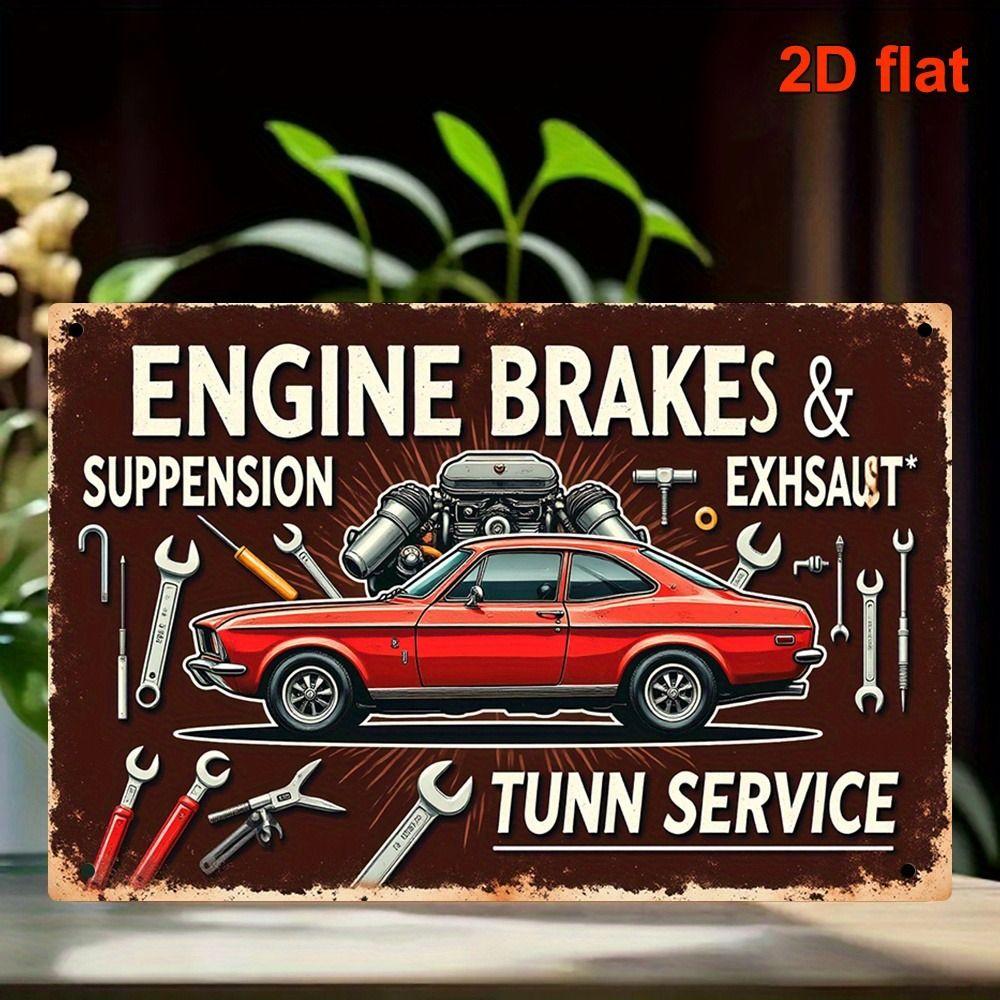 Vintage Metal Wall Art Cafe Bar Warehouse Interior