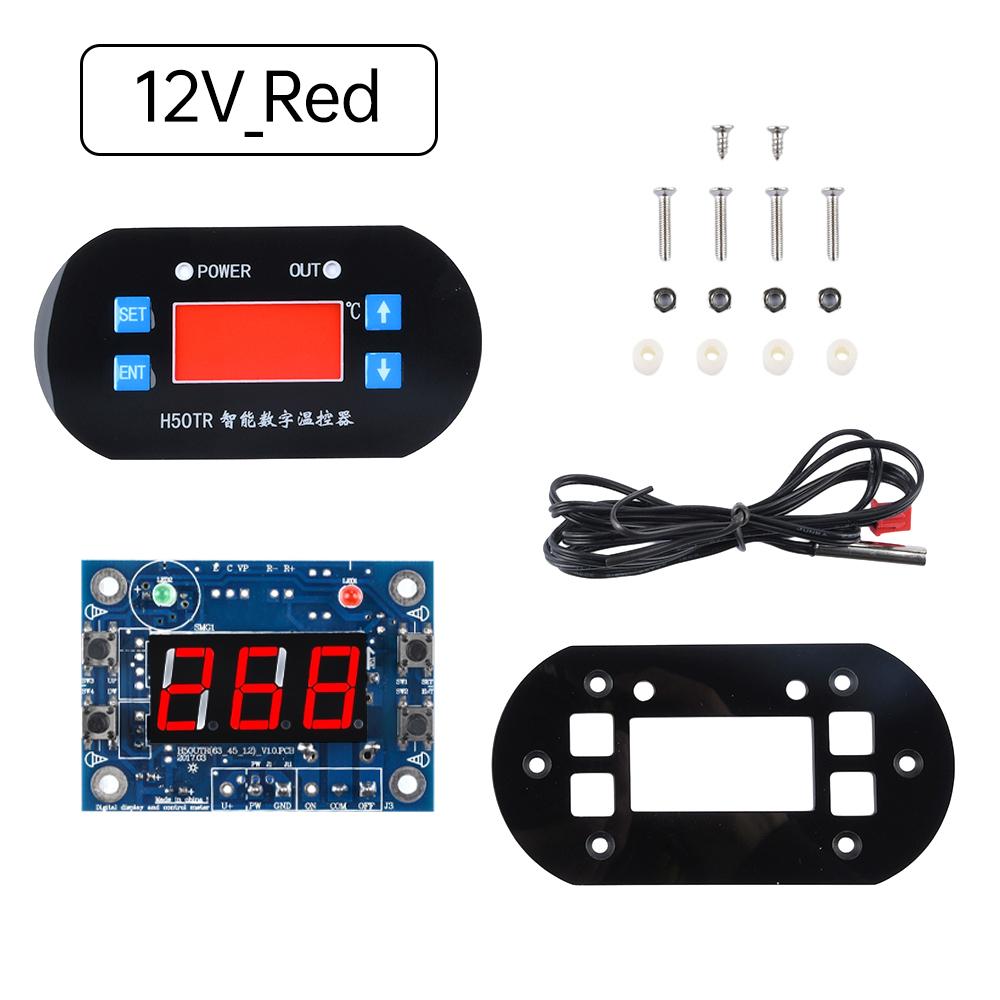 DC 12V 24V NTC Temperature Digital Thermostat -40 To 300 Degrees Temperature Controller Switch Measuring Tool