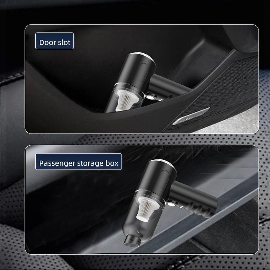 Cordless Handheld Vacuum Cleaner Portable Car Vacuum with Blower & Light