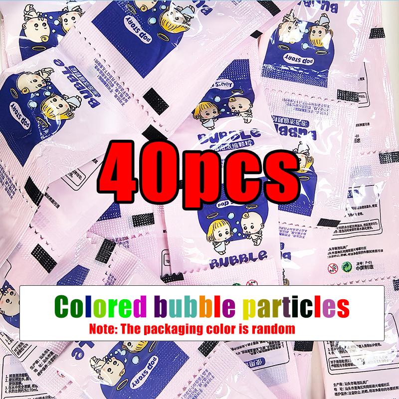 10-40pcs Bubble Machine Supplement Liquid Colorful Bubble Concentrated Granules 10pcs 750ml Bubble Gun Supplement Granules