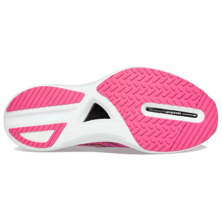 Saucony Endorphin Pro 3 Abrasion Resistant Low top Running Shoes Women's Pink White S10755-40